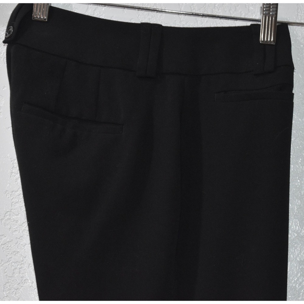 Ann Taylor LOFT Julie Trouser Black Straight Leg Dress Pants Petite 0P Office
